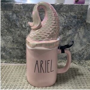 Rae Dunn x Disney Ariel Mug w/ Sculpted Lid | Little Mermaid | NWT | 16 oz
